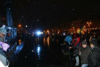 На площі біля пам’ятника Тарасу Шевченку відбулися заходи до Дня Гідності та Свободи