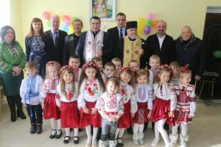 Олександр Ганущин взяв участь у відкритті дитячого садочка на Сколівщині 